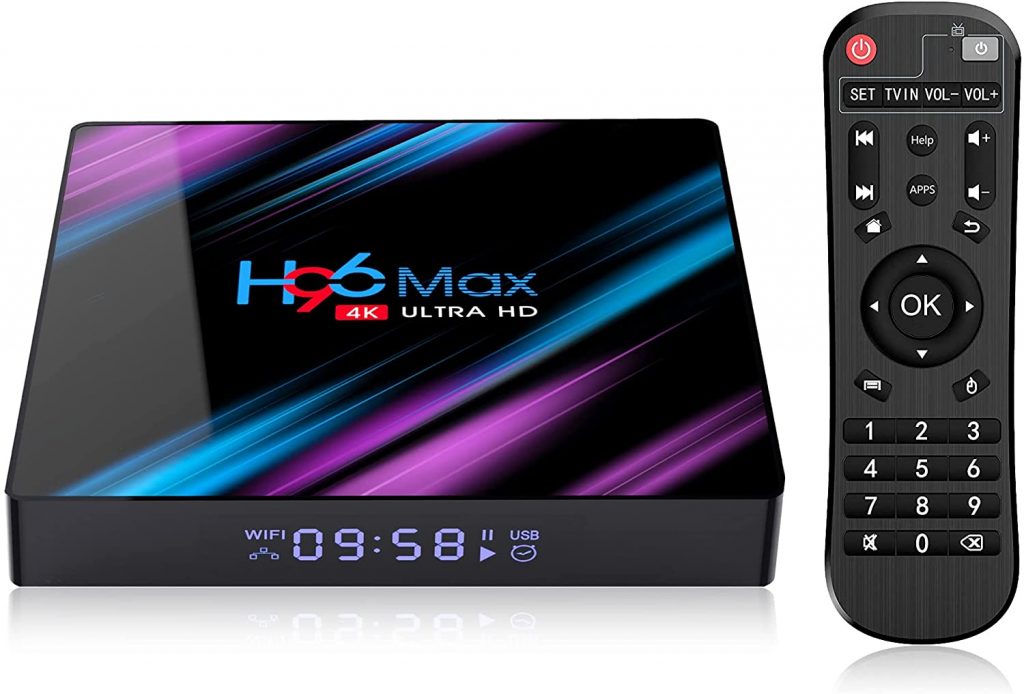 H96 Max TV Box Android 10.0 [4GB RAM+64GB ROM] 4K Ultra HD
